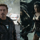 Tony Stark y Doctor Strange en Infinity War. Wonder Woman, Cyborg y Aguaman en Justice League. Imagen: Disney/Warner Bros.